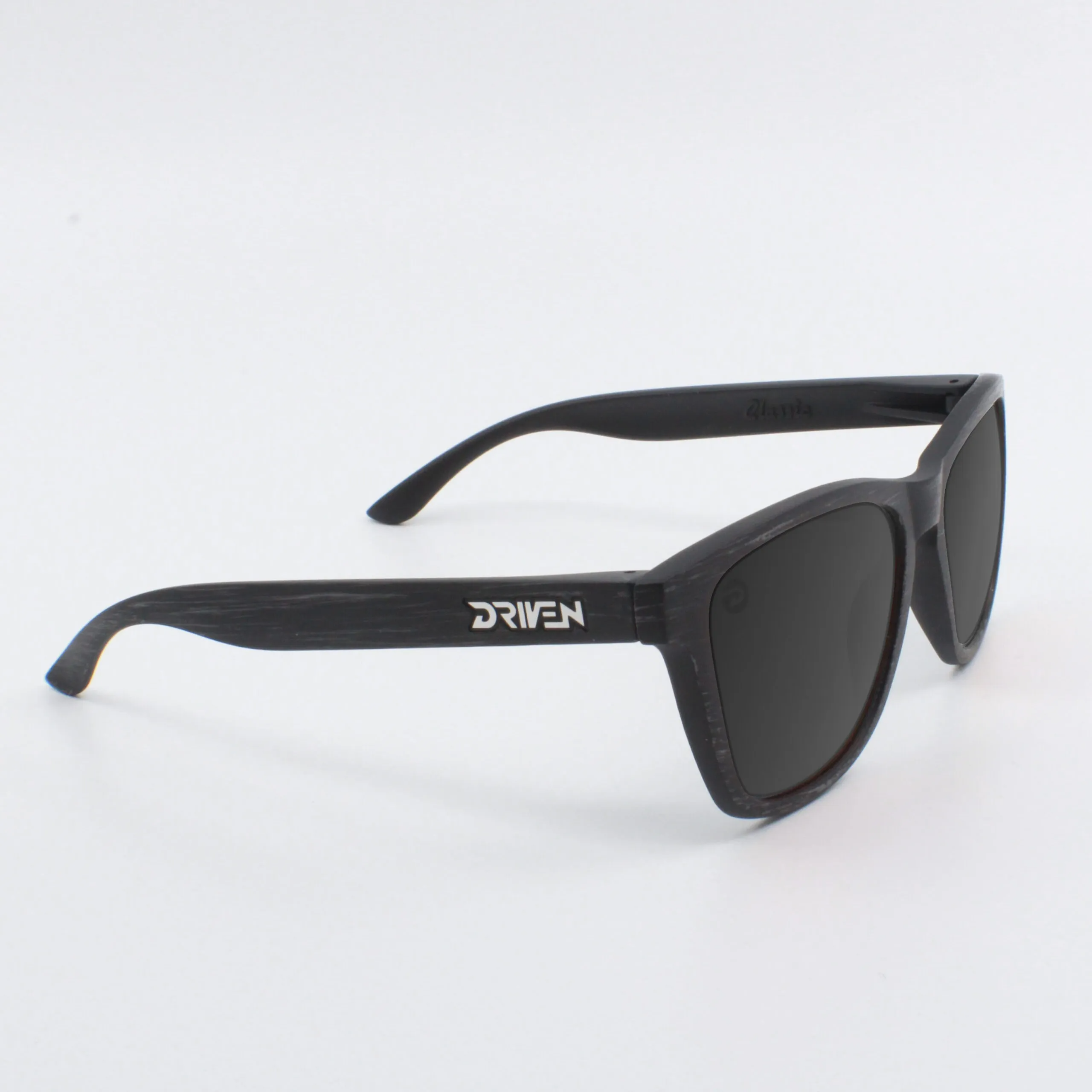 Driven Sunglasses - Classic Dark Woodgrain Black Acid Apparel