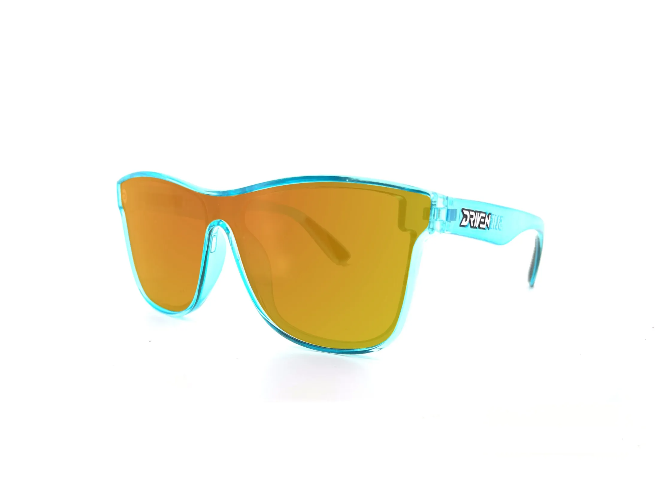 Driven Sunglasses - Slide Job Teal Black Acid Apparel