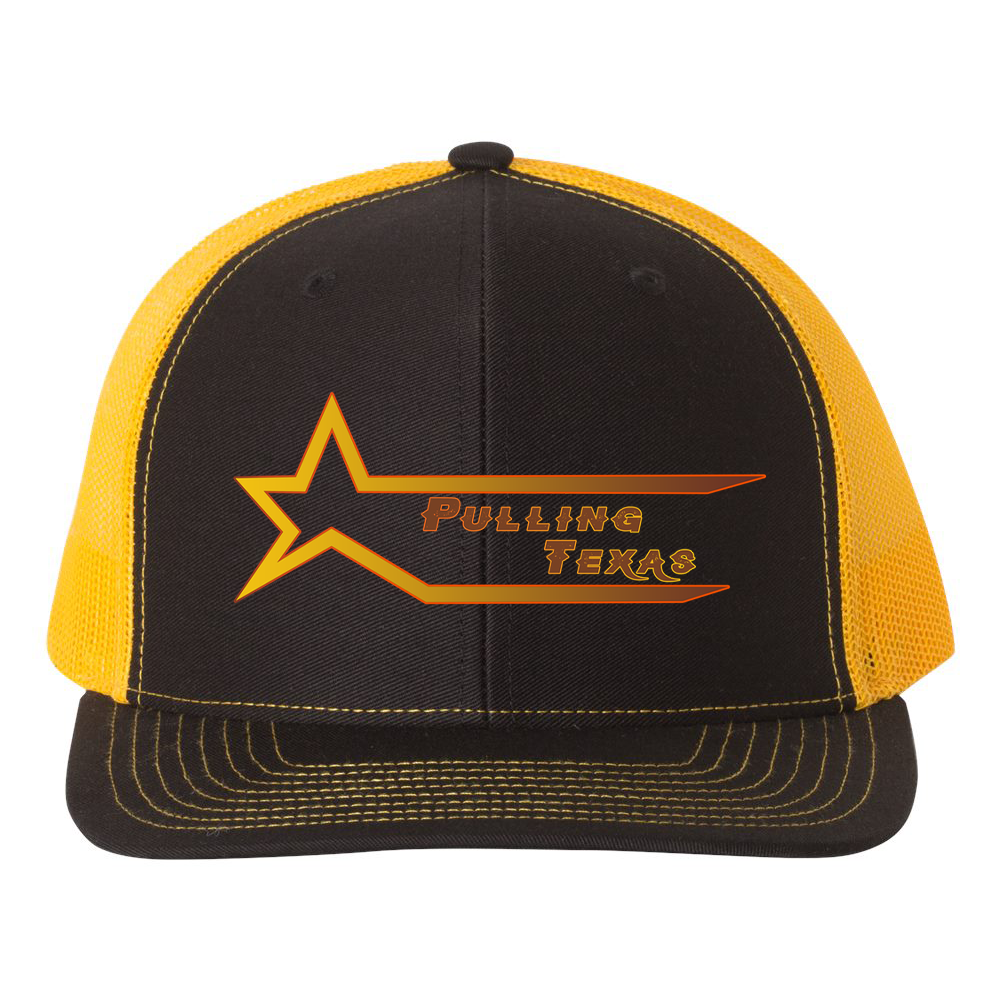 Pulling Texas Hats Black Acid Apparel