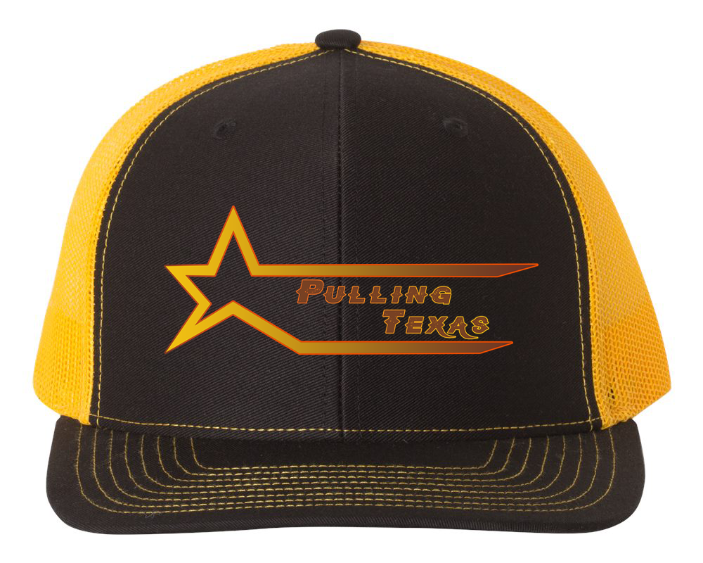 Pulling Texas Hats Black Acid Apparel