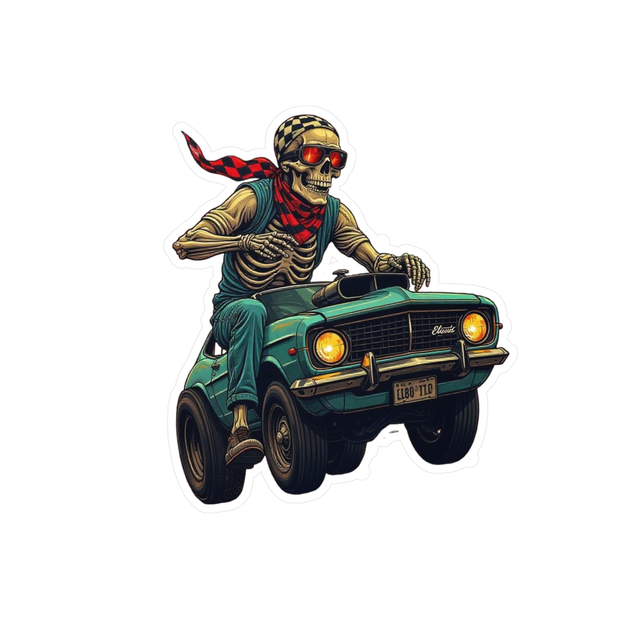 Fuel the Chaos – “Skully” Die-Cut Sticker