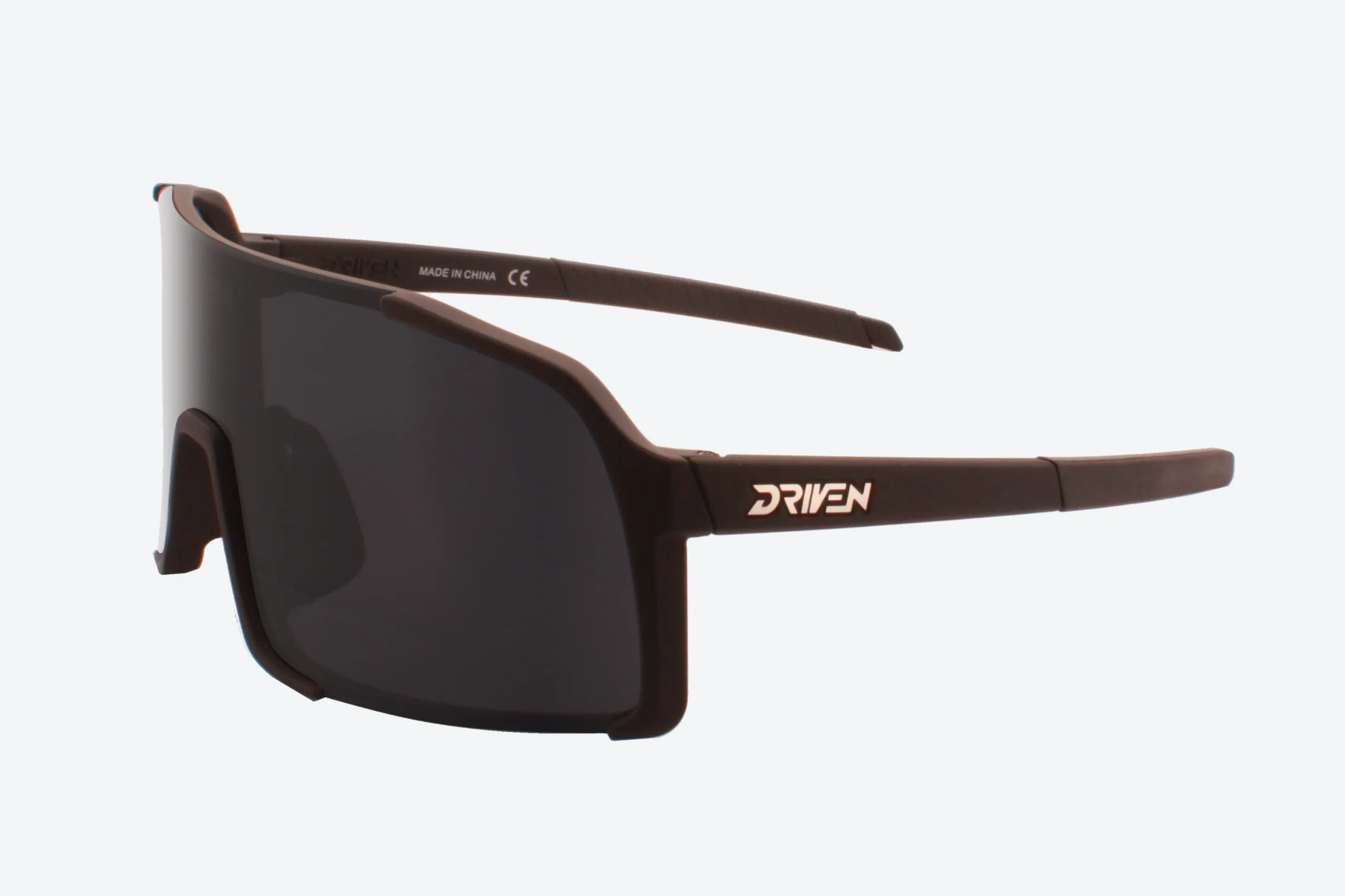 Driven Sunglasses - Octane Matte Black Black Acid Apparel