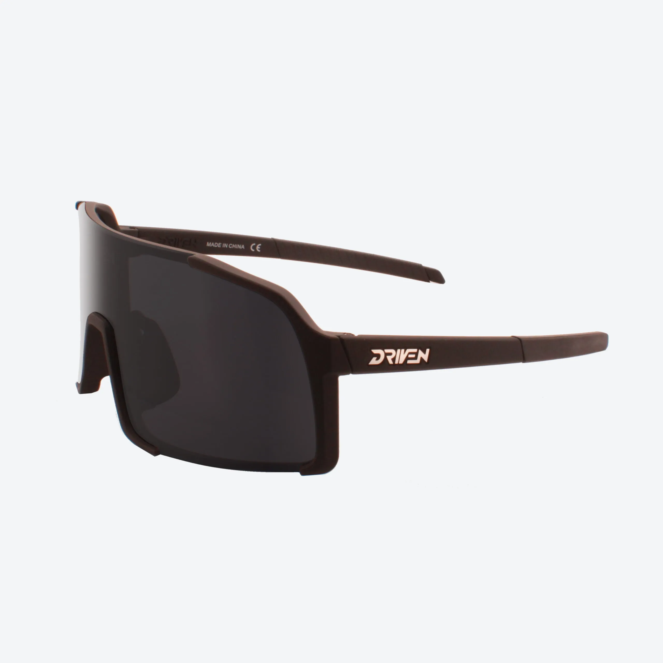 Driven Sunglasses - Octane Matte Black Black Acid Apparel