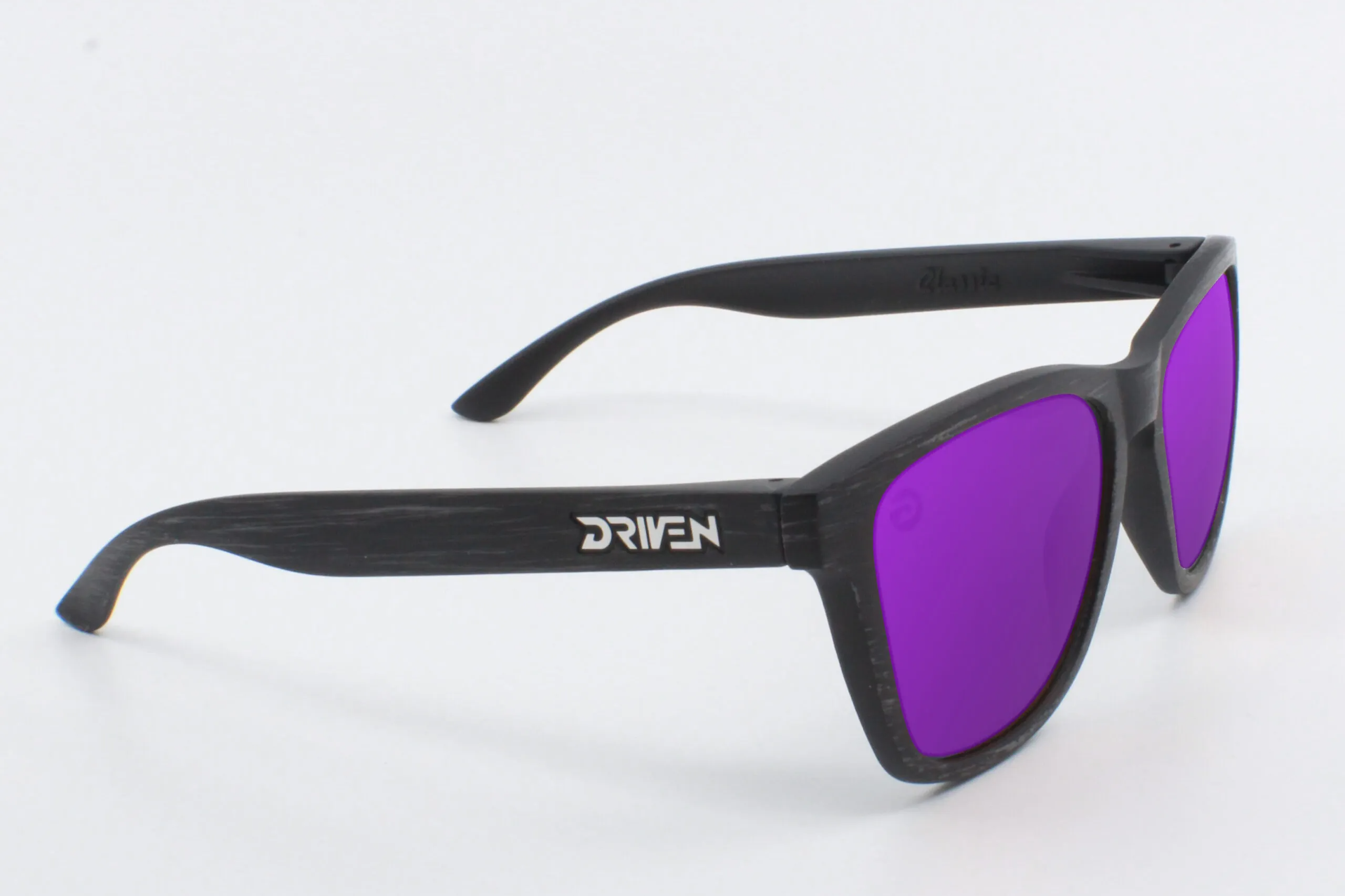 Driven Sunglasses - Classic Dark Woodgrain Black Acid Apparel
