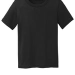 Toddler black port & co Infant/Toddler Black Tee Shirt, front view