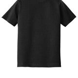 Toddler black port & co Infant/Toddler Black Tee Shirt, back view