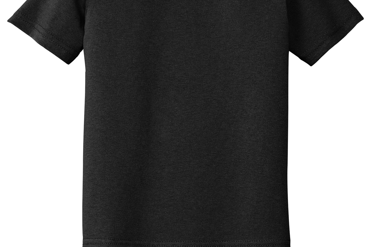 Toddler black port & co Infant/Toddler Black Tee Shirt, back view