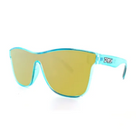 Driven Sunglasses - Slide Job Teal Black Acid Apparel