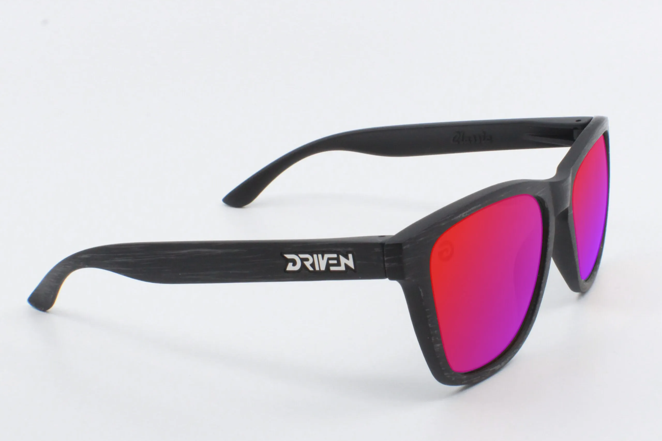 Driven Sunglasses - Classic Dark Woodgrain Black Acid Apparel