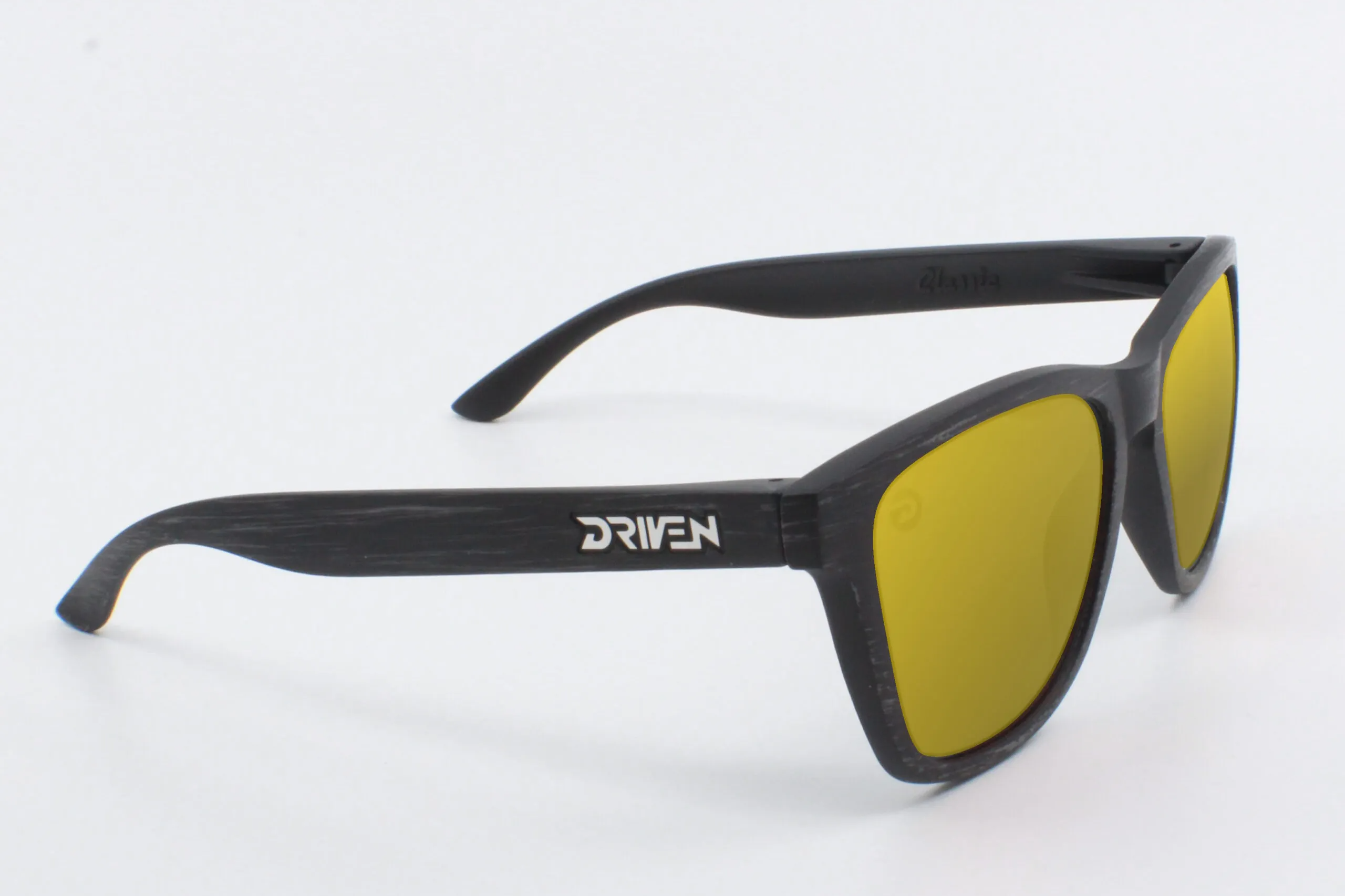 Driven Sunglasses - Classic Dark Woodgrain Black Acid Apparel