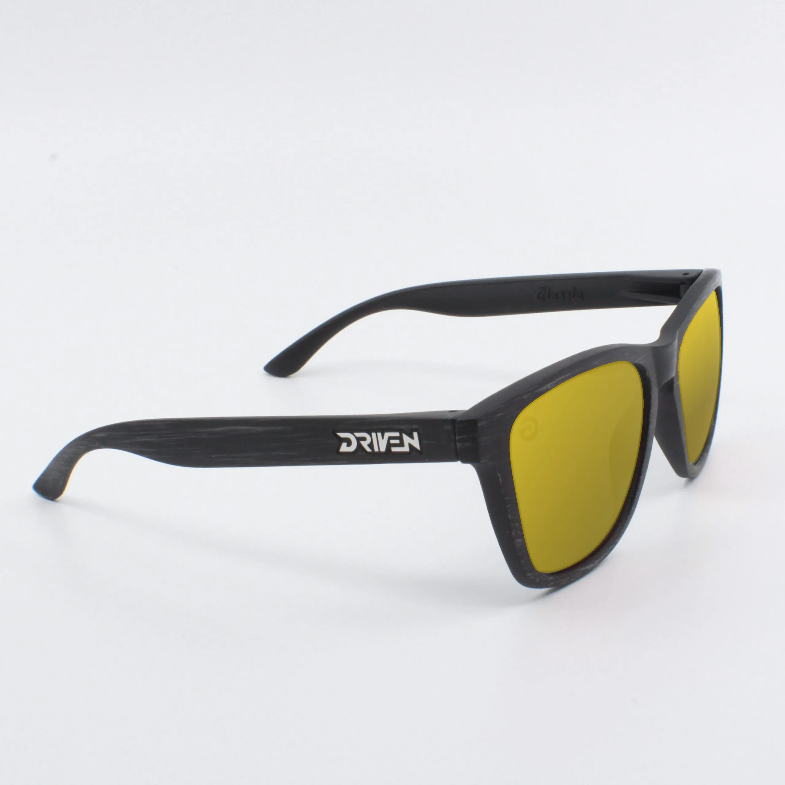 Driven Sunglasses - Classic Dark Woodgrain Black Acid Apparel