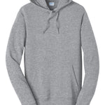 Adult sport grey port & co Sport Grey Hoodie, front view