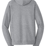 Adult sport grey port & co Sport Grey Hoodie, back view