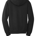 Youth black port & co Youth Black Hoodie, back view