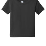 Infant black rabbit skins Infant/Toddler Black Tee Shirt, front view