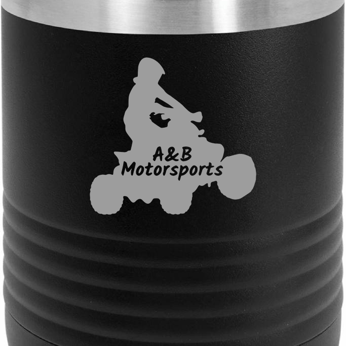 A&B Motorsports Tumblers Black Acid Apparel