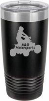 A&B Motorsports Tumblers Black Acid Apparel