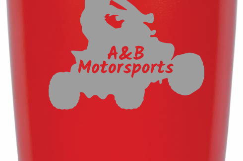 A&B Motorsports Tumblers Black Acid Apparel