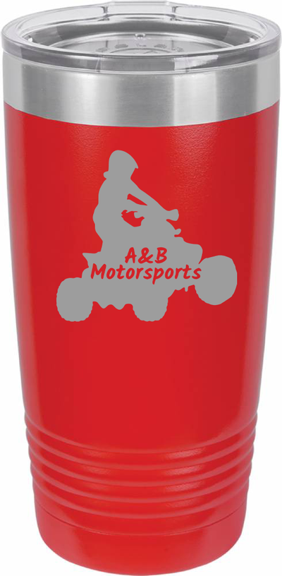 A&B Motorsports Tumblers Black Acid Apparel