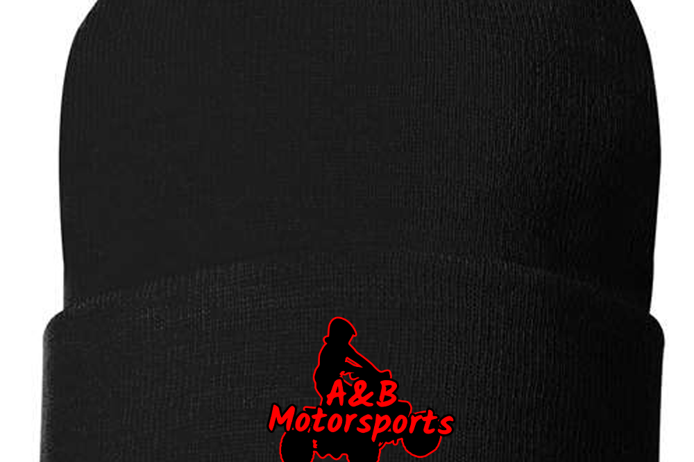 A&B Motorsports Beanies Black Acid Apparel