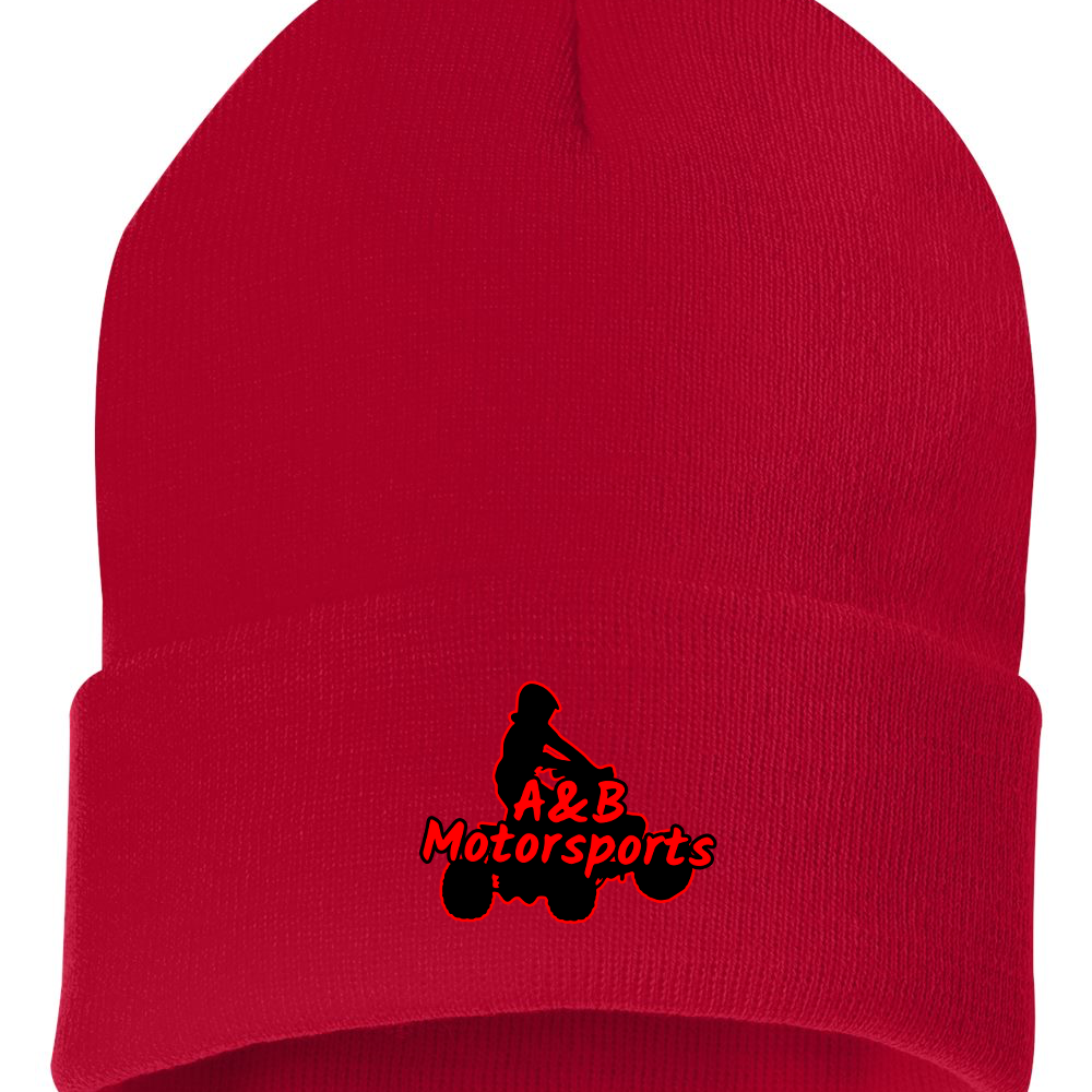 A&B Motorsports Beanies Black Acid Apparel