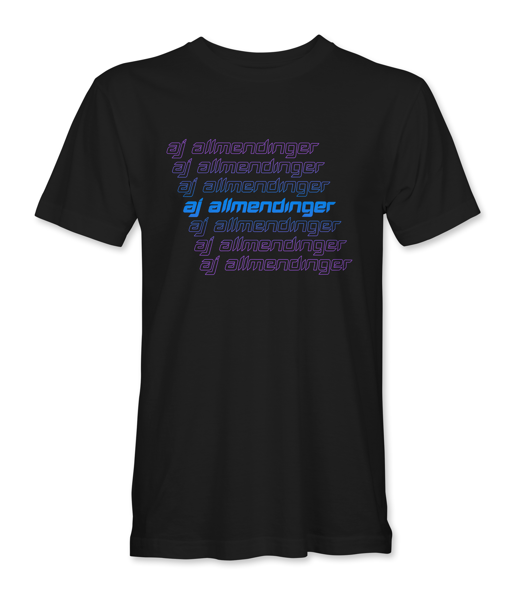 AJ Allmendinger - Twilight Name T-Shirts - Black Acid Apparel