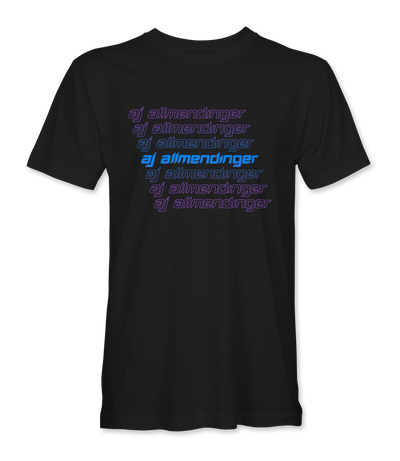 AJ Allmendinger - Twilight Name T-Shirts Black Acid Apparel