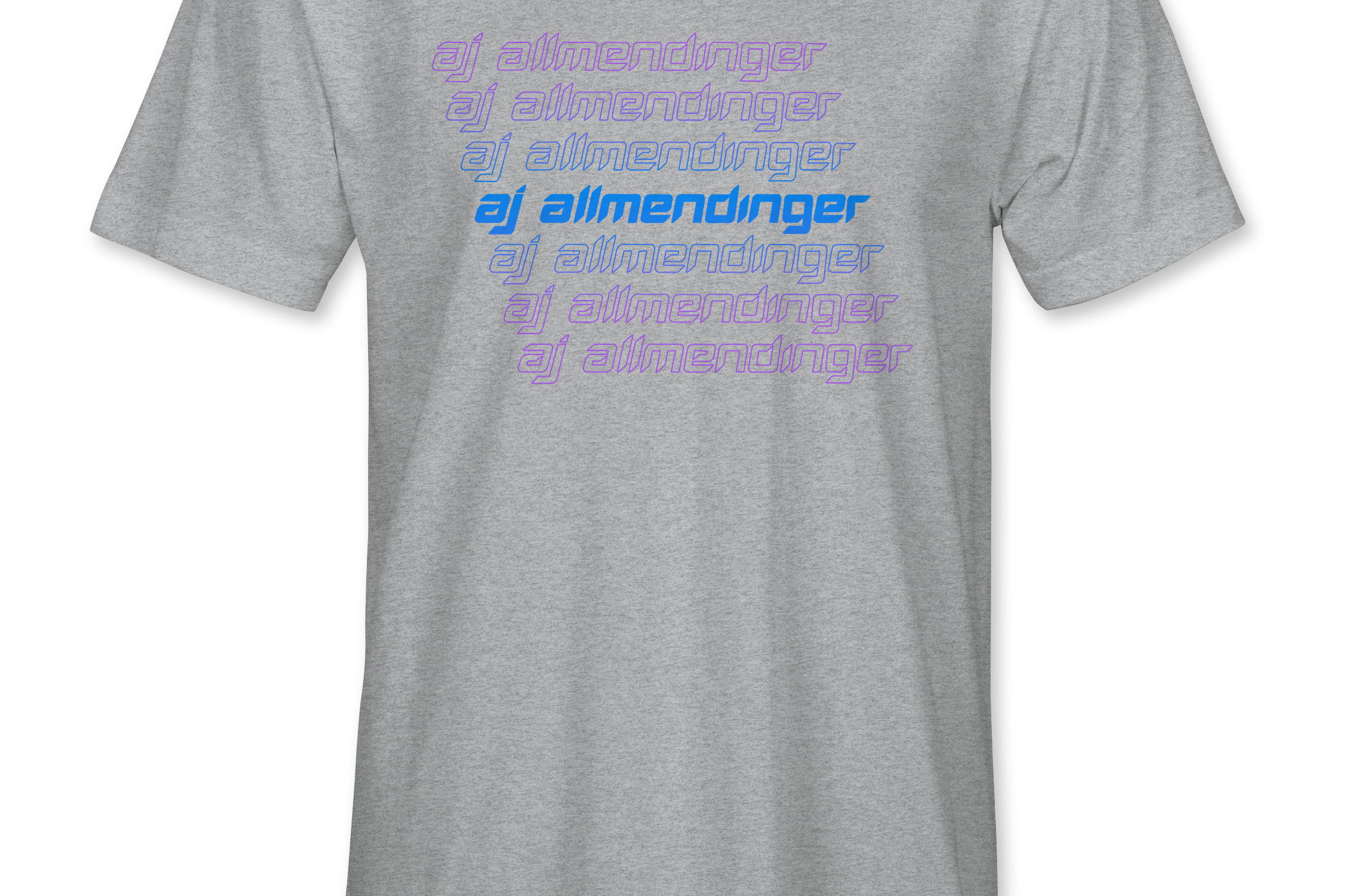 AJ Allmendinger - Twilight Name T-Shirts Black Acid Apparel