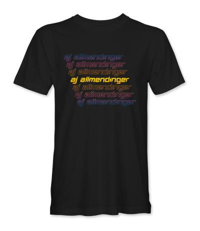 AJ Allmendinger - Sunrise Name T-Shirts Black Acid Apparel