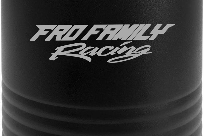Fro Family Racing Tumblers Black Acid Apparel
