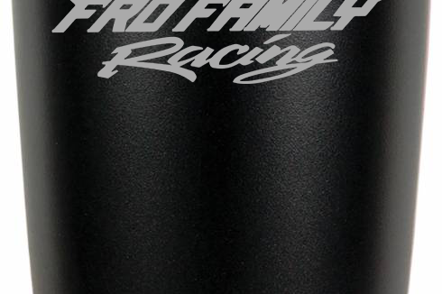Fro Family Racing Tumblers Black Acid Apparel