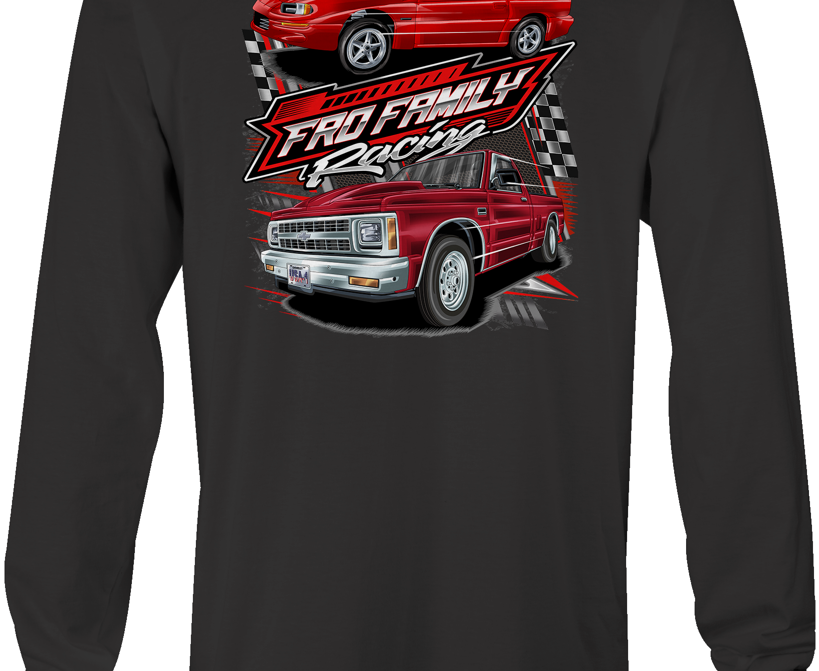 Fro Family Racing Long Sleeves Black Acid Apparel
