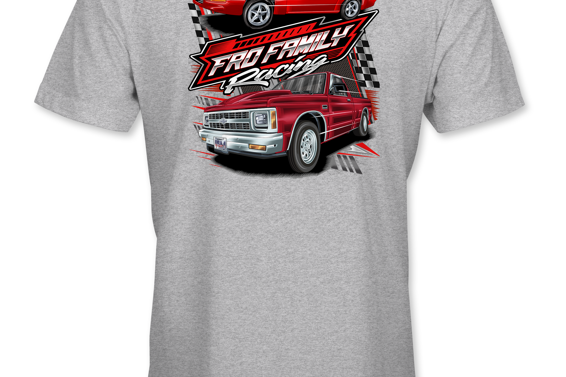Fro Family Racing T-Shirts Black Acid Apparel