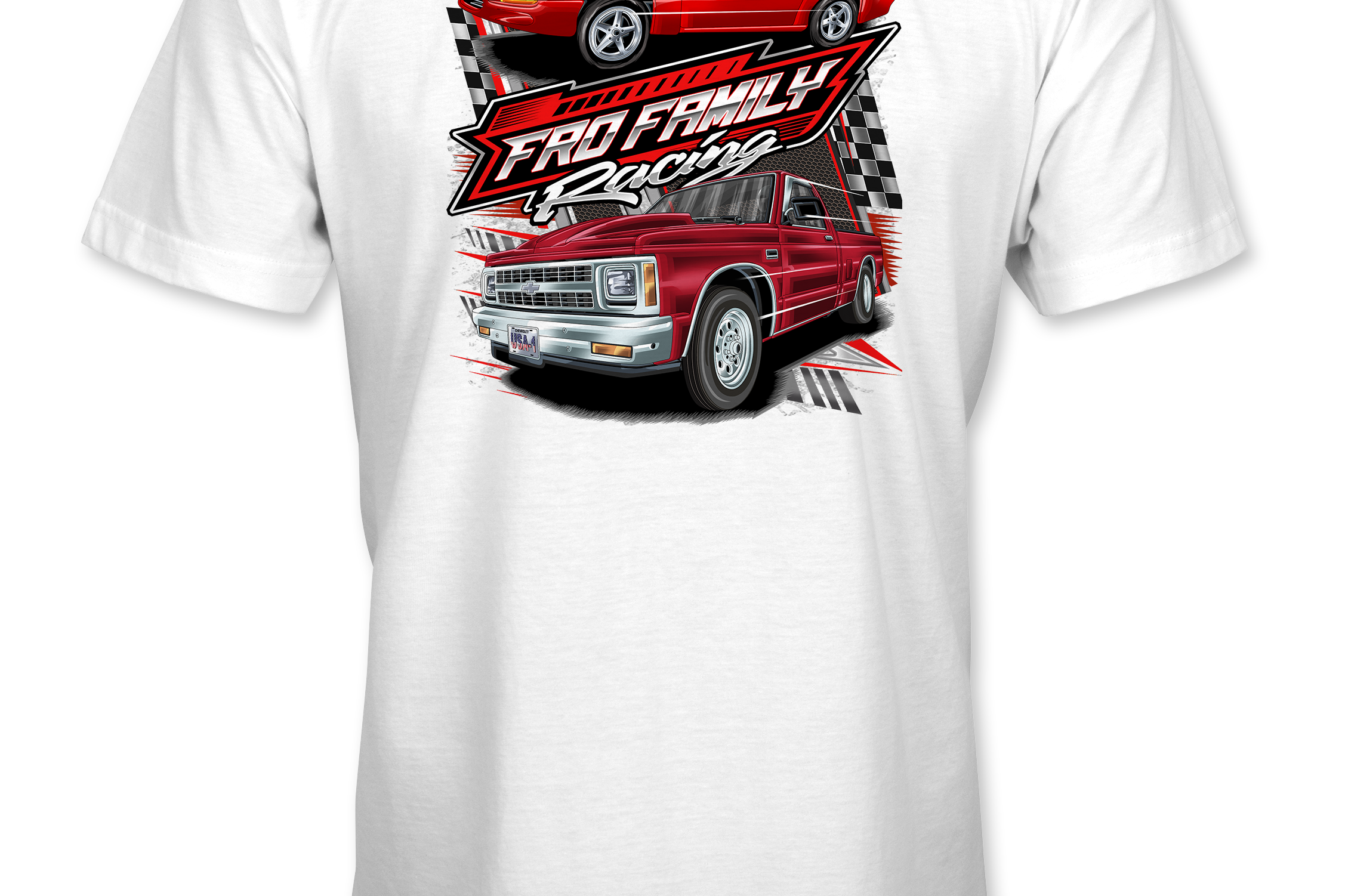 Fro Family Racing T-Shirts Black Acid Apparel