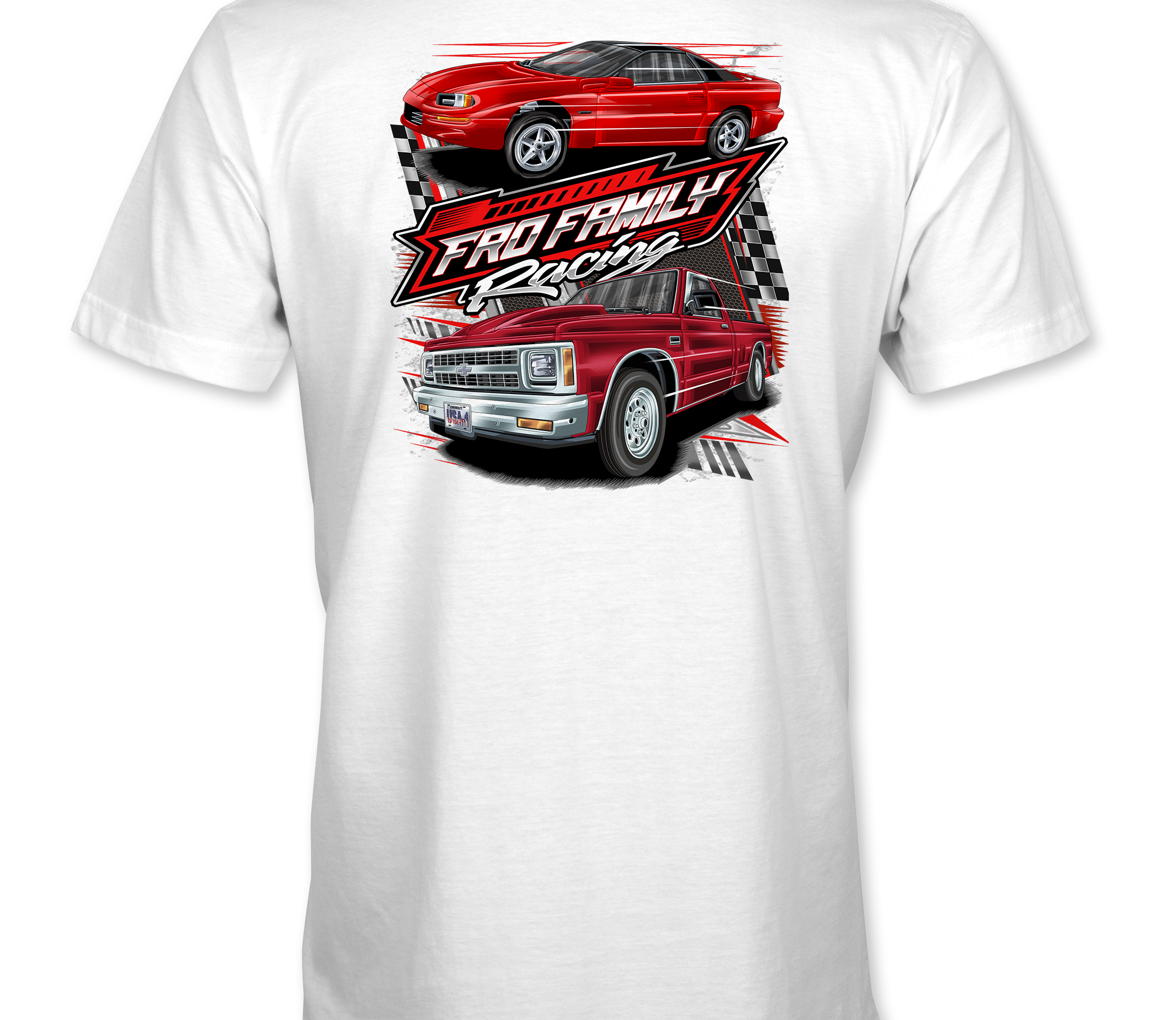 Fro Family Racing T-Shirts Black Acid Apparel