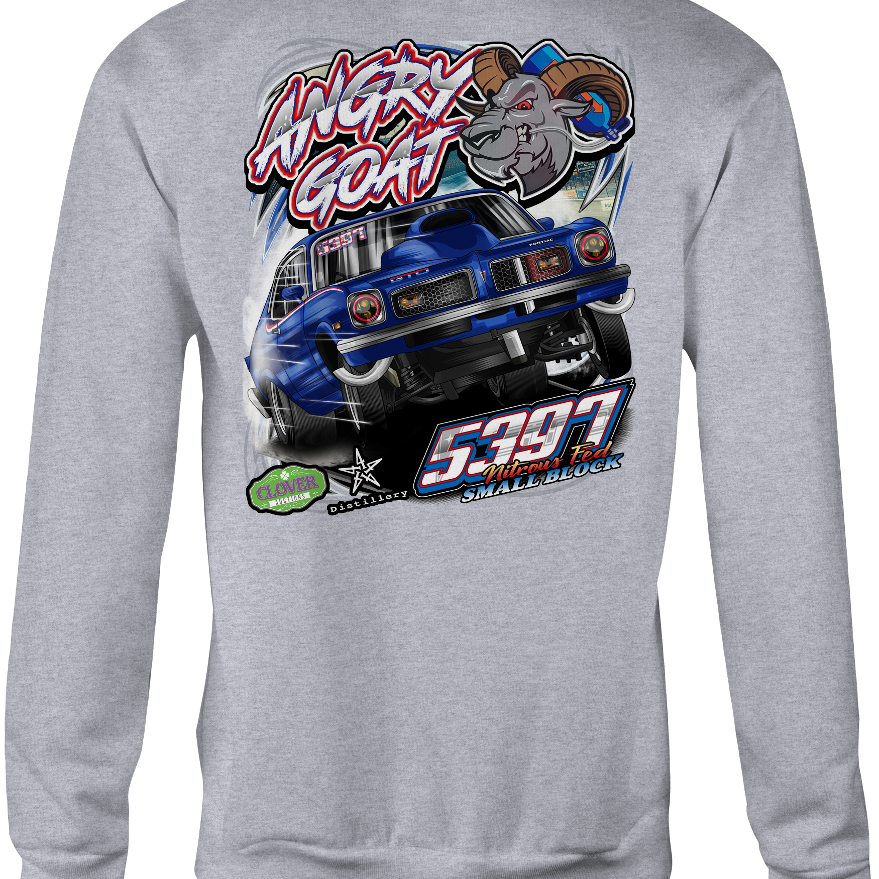 Angry Goat Racing 2025 - Day Crewneck Sweatshirts