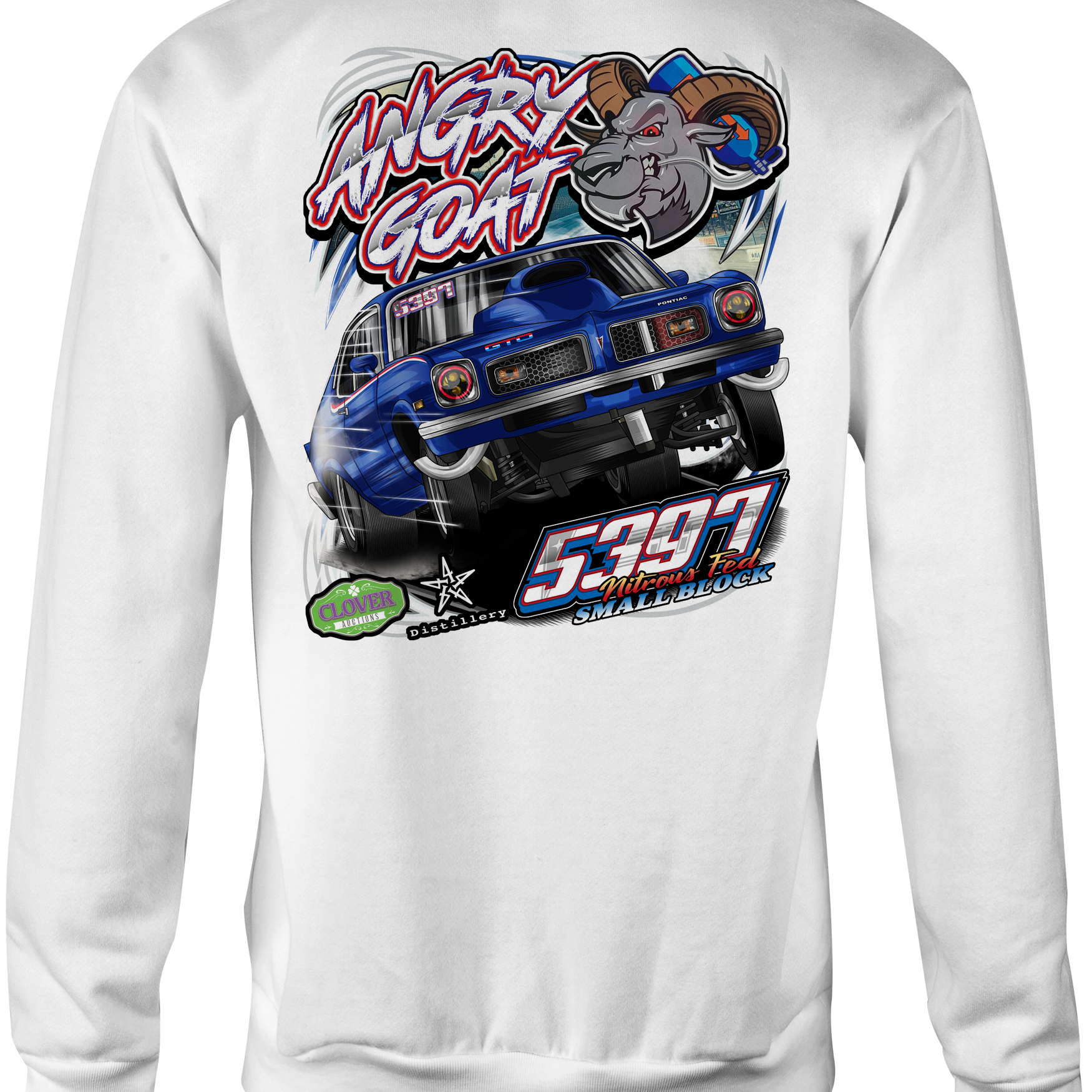 Angry Goat Racing 2025 - Day Crewneck Sweatshirts