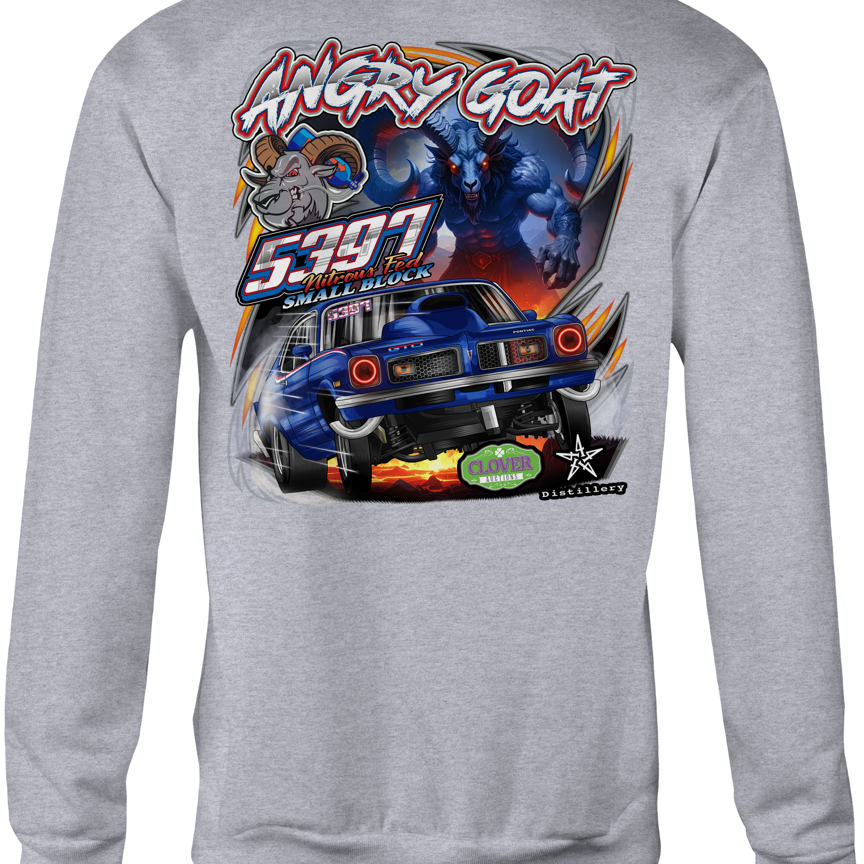 Angry Goat Racing 2025 - Night Crewneck Sweatshirts