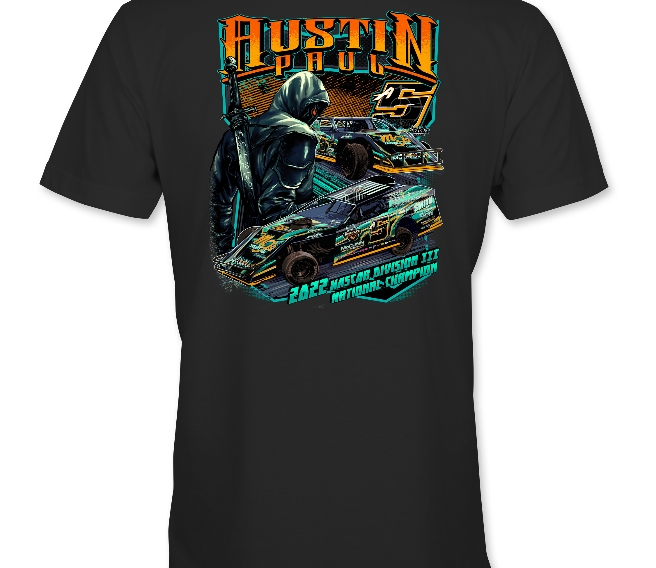 Austin Paul T-Shirts Black Acid Apparel