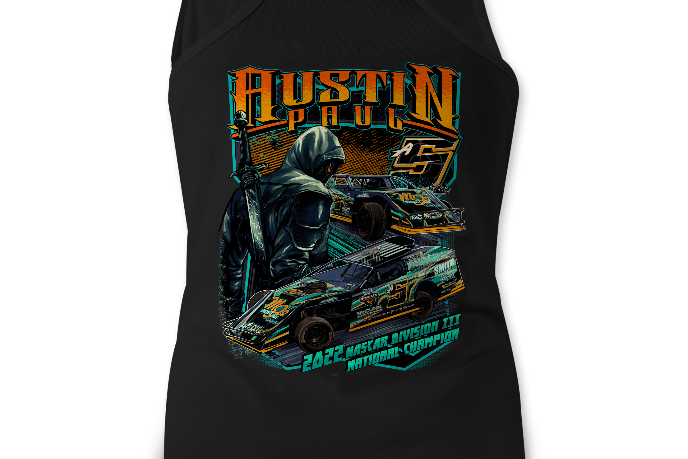 Austin Paul Tank Tops Black Acid Apparel