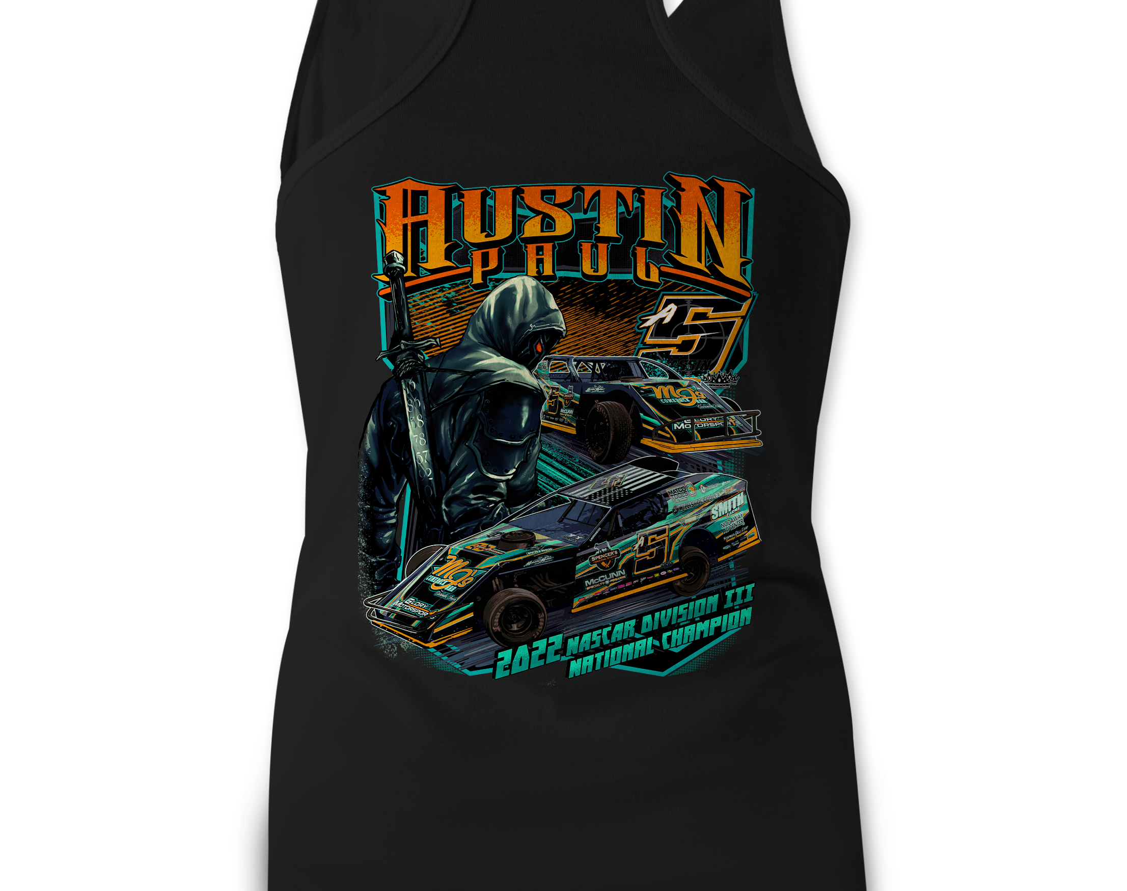 Austin Paul Tank Tops Black Acid Apparel