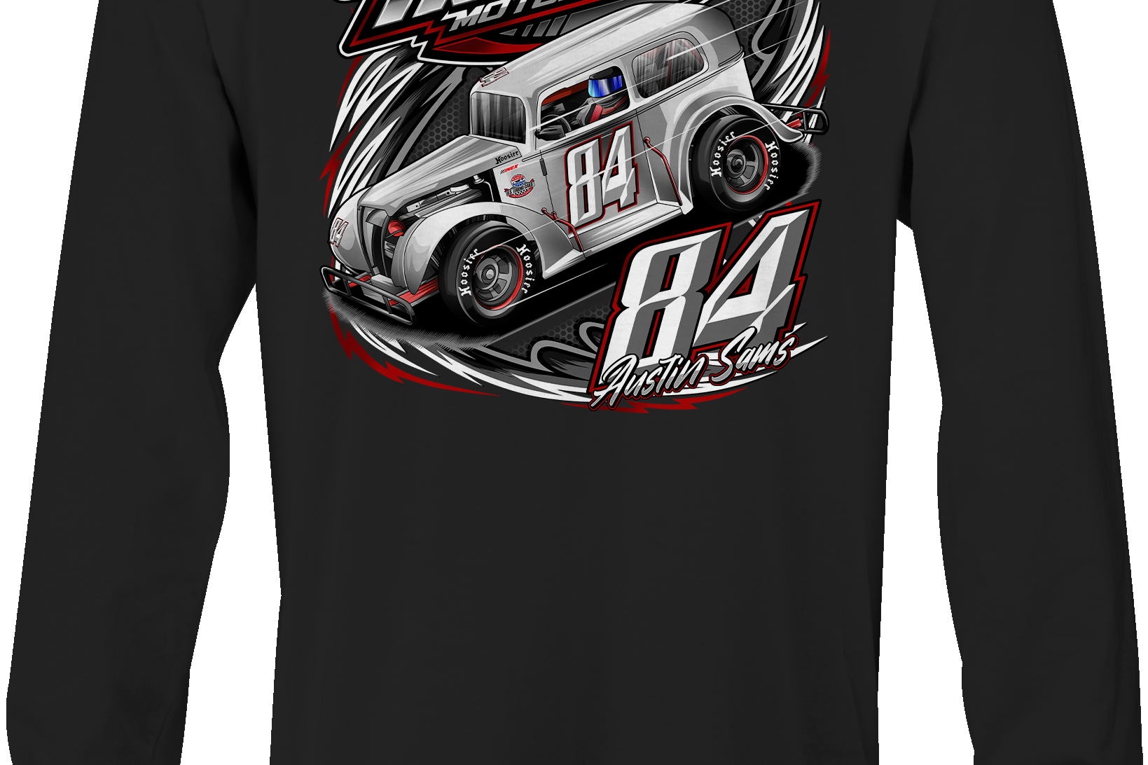 Austin Sams Long Sleeves Black Acid Apparel