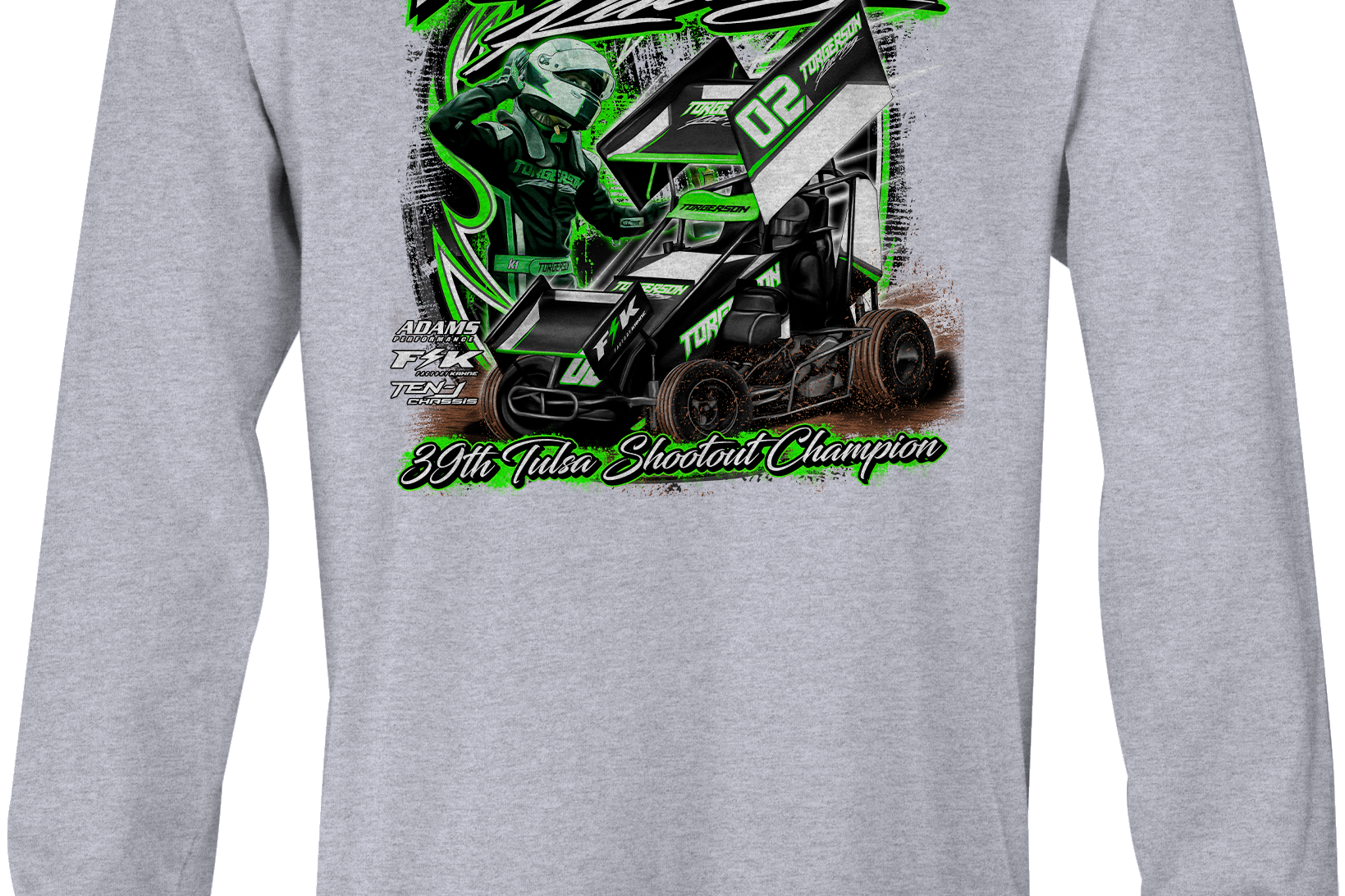 Ashton Torgerson Tulsa Shootout 2024 Long Sleeves Black Acid Apparel