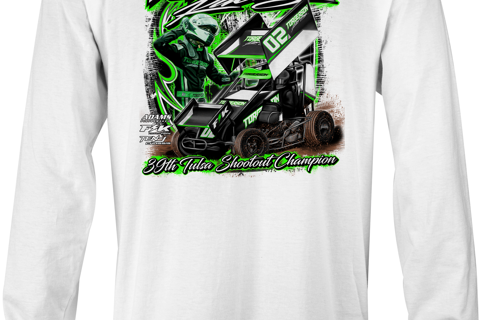 Ashton Torgerson Tulsa Shootout 2024 Long Sleeves Black Acid Apparel