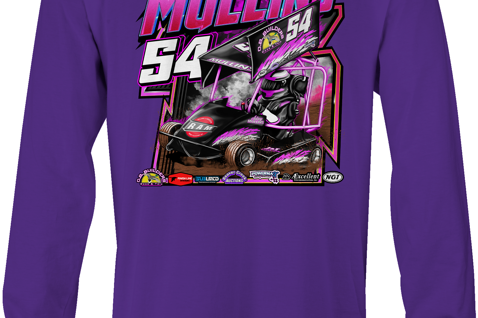 Aubrey Mullins Long Sleeves Black Acid Apparel