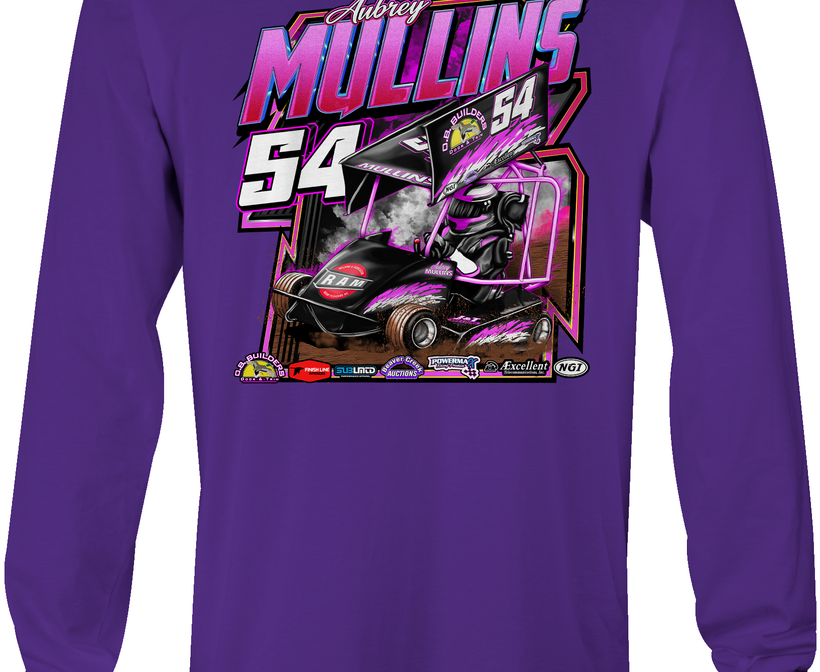 Aubrey Mullins Long Sleeves Black Acid Apparel