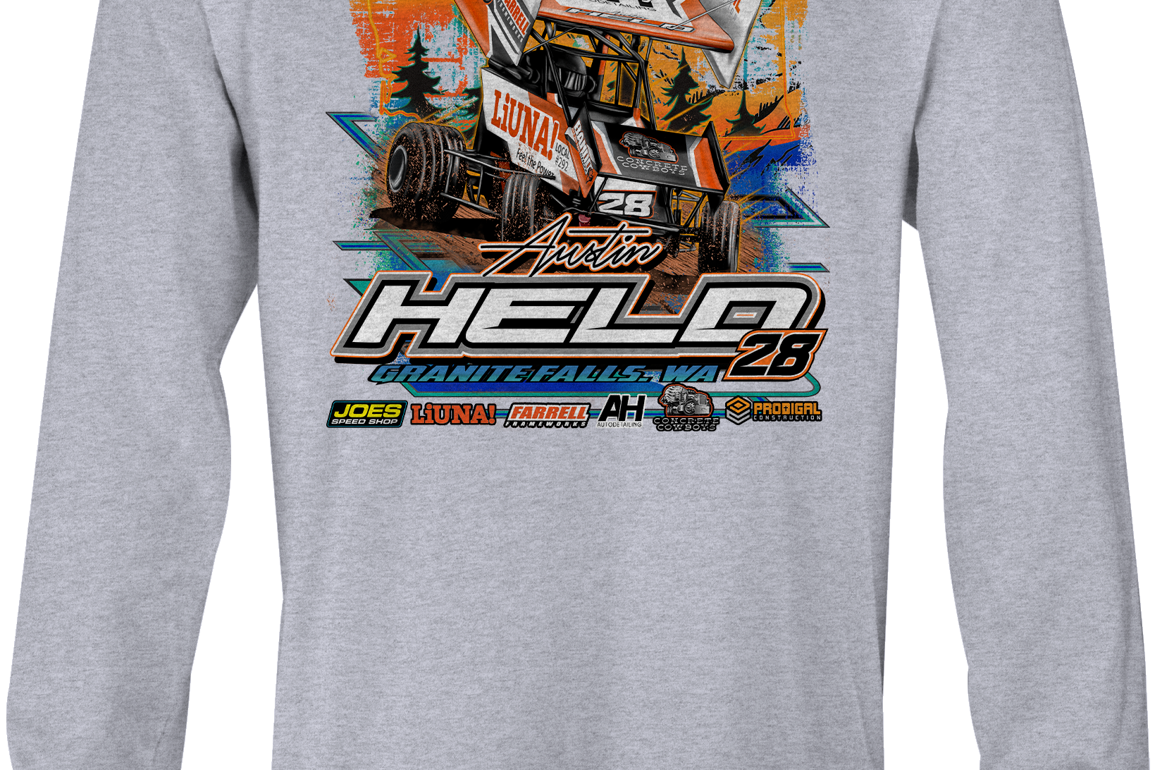 Austin Held Long Sleeves Black Acid Apparel