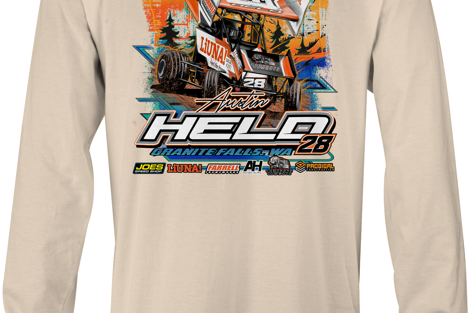 Austin Held Long Sleeves Black Acid Apparel
