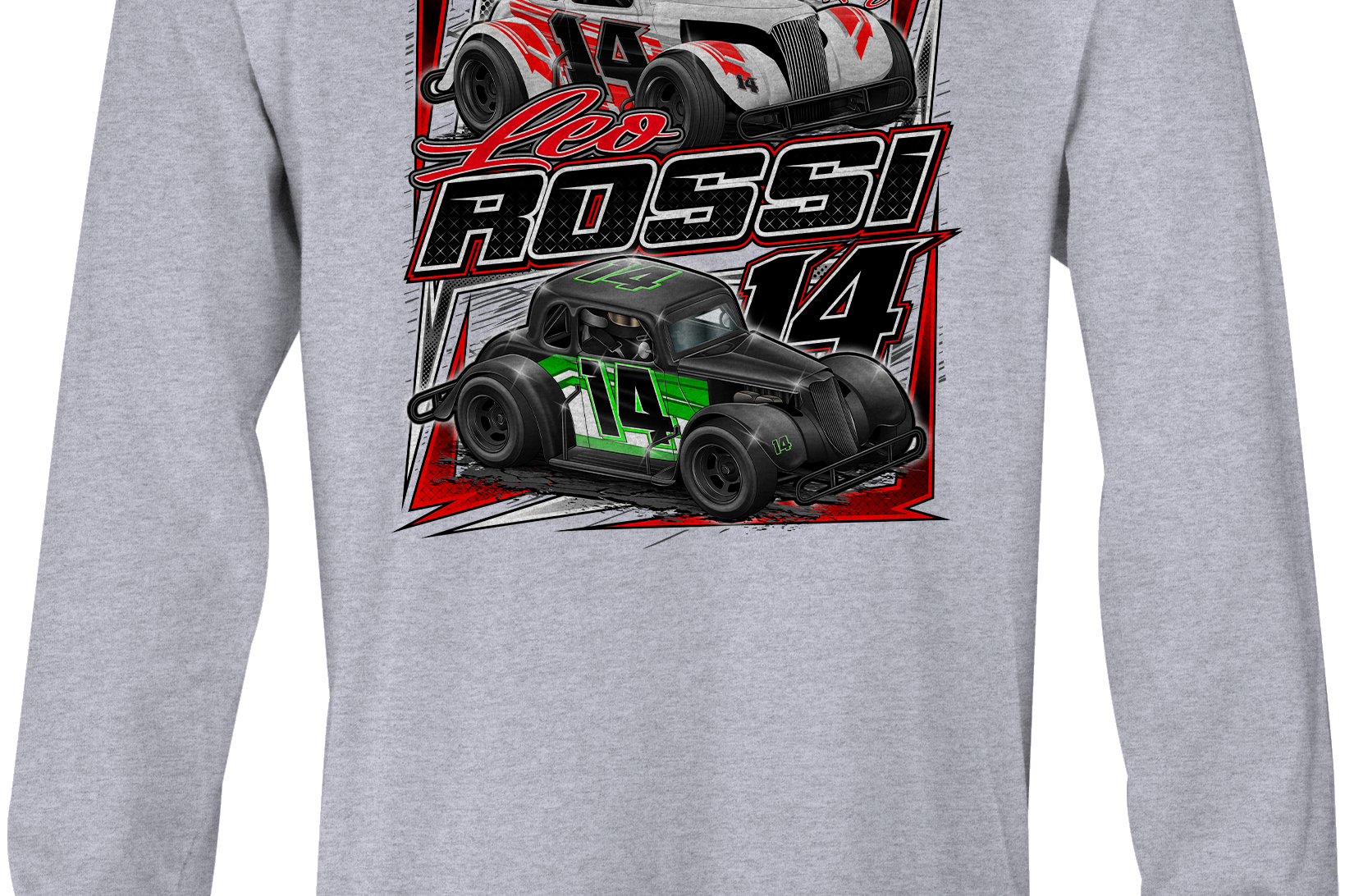 Leo Rossi Long Sleeves Black Acid Apparel