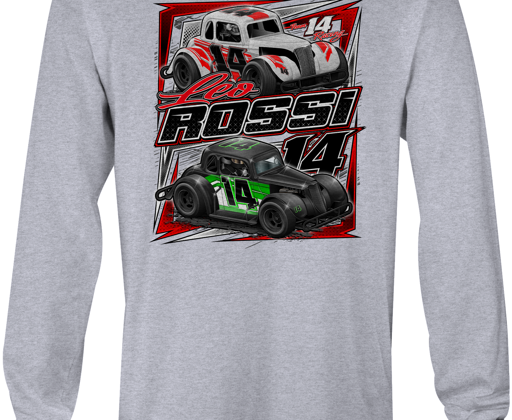 Leo Rossi Long Sleeves Black Acid Apparel